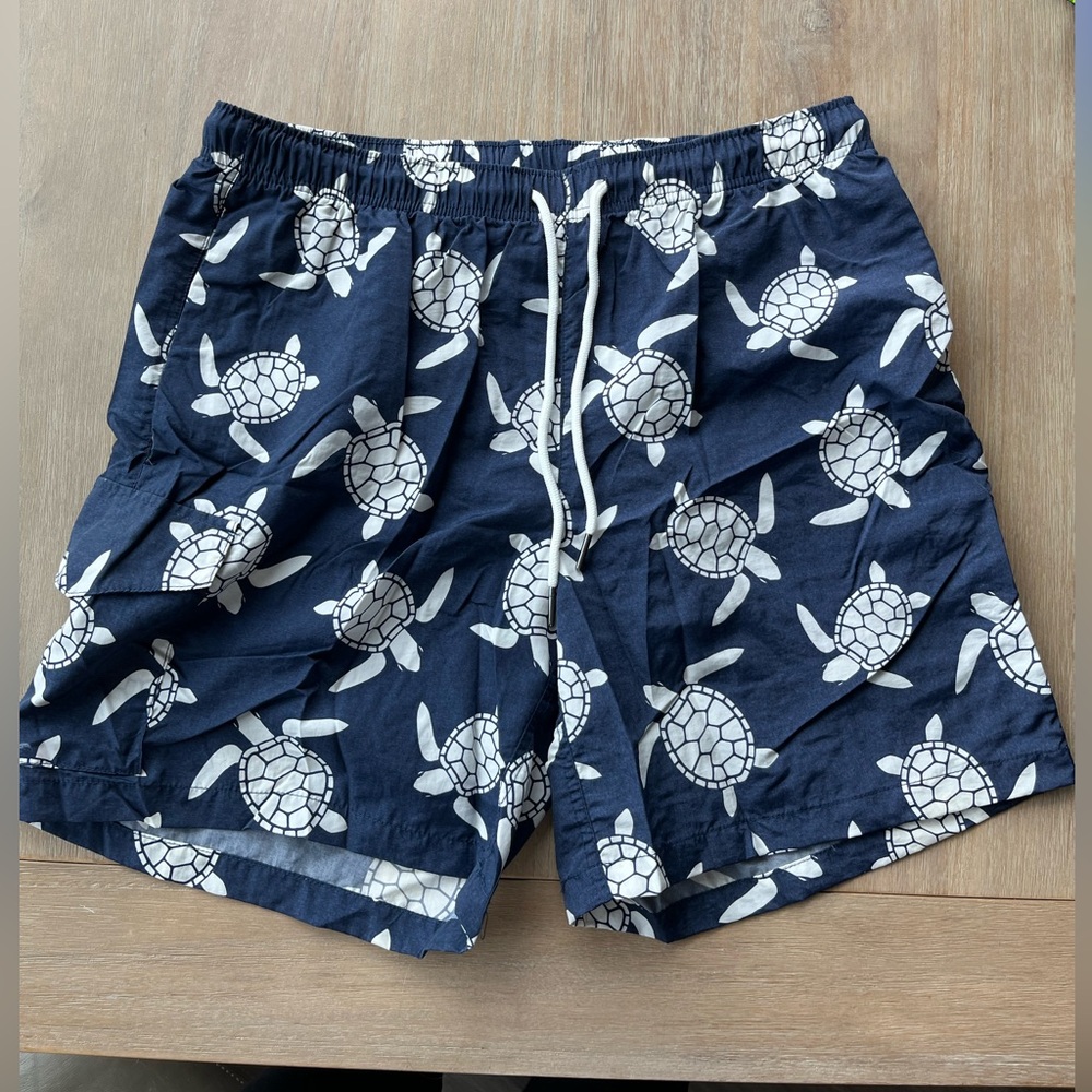 Men’s navy turtle swimming suit